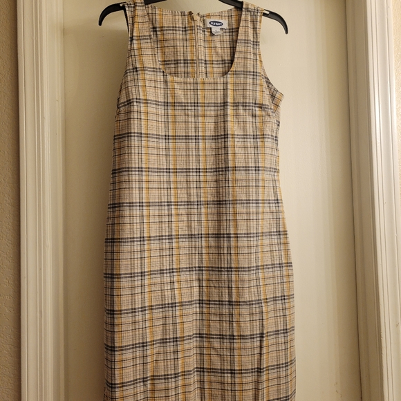 Old Navy Plaid Sleeveless Dress Size 10 - Picture 4 of 8